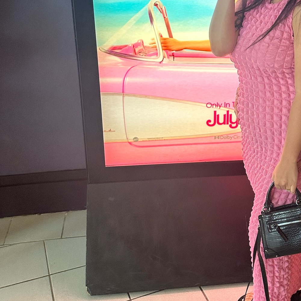 Pink bubble dress